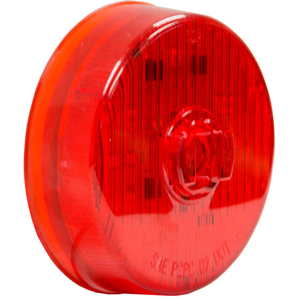 Buyers Products Company 2.5 Inch Red Round Marker/Clearance Light with 7 LED - 5622517