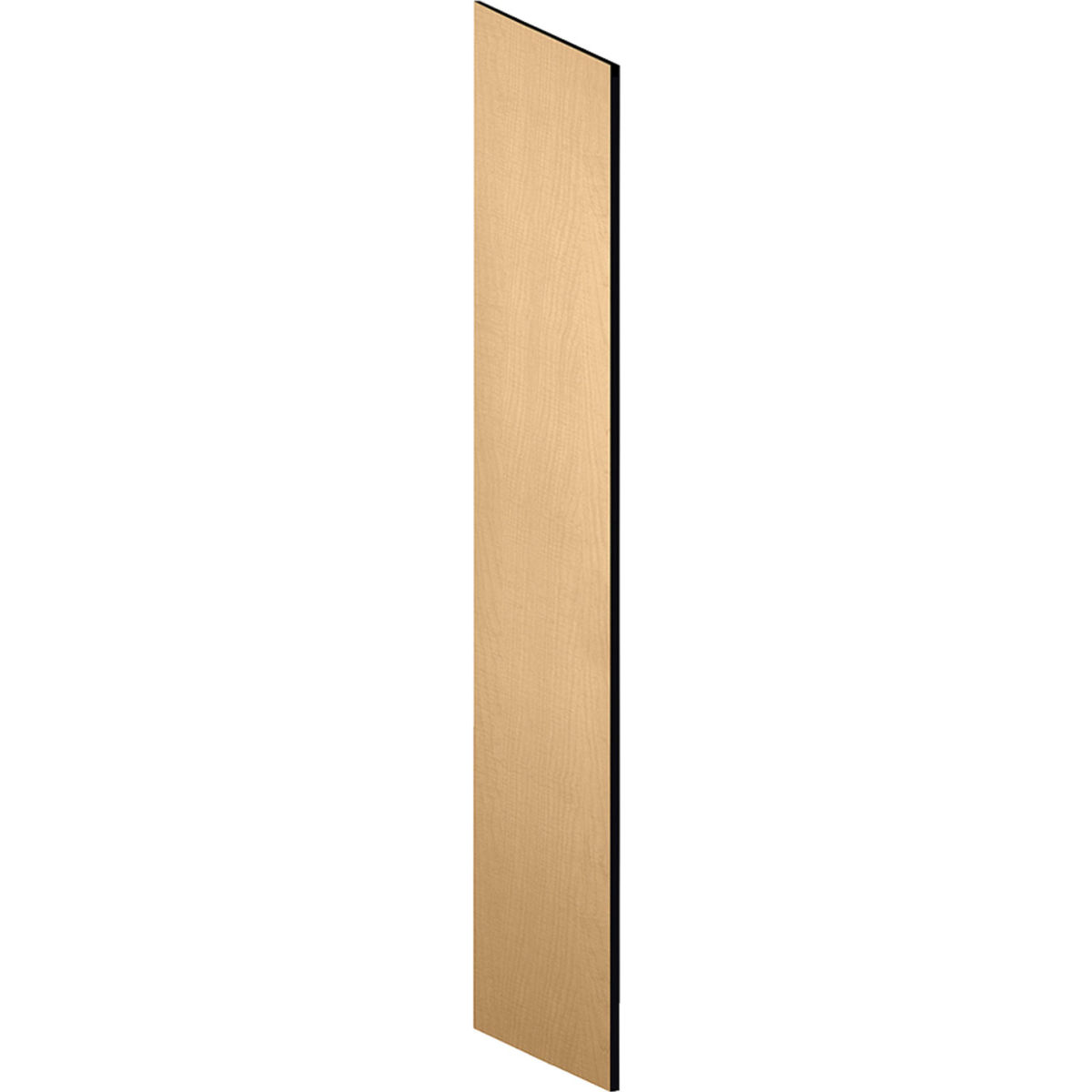 B2177487 22236 Side Panel for 21 in. Extra Wide Designer Wood Locker with Sloping Hood, Maple