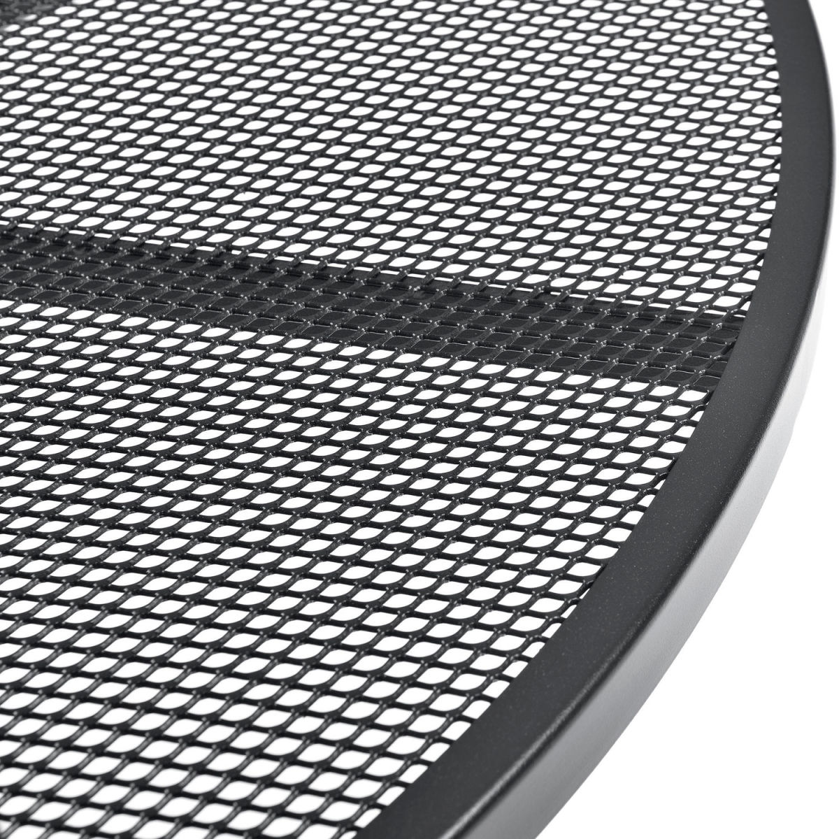 36 in. Interion Round Steel Mesh Outdoor Cafe Table