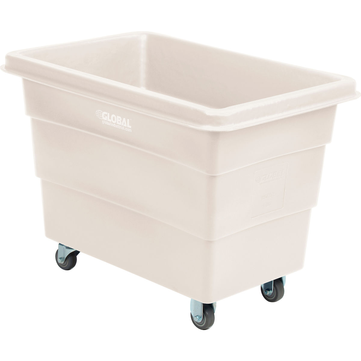 8 Bushel Direct Mount Base White Plastic Bulk Box Truck