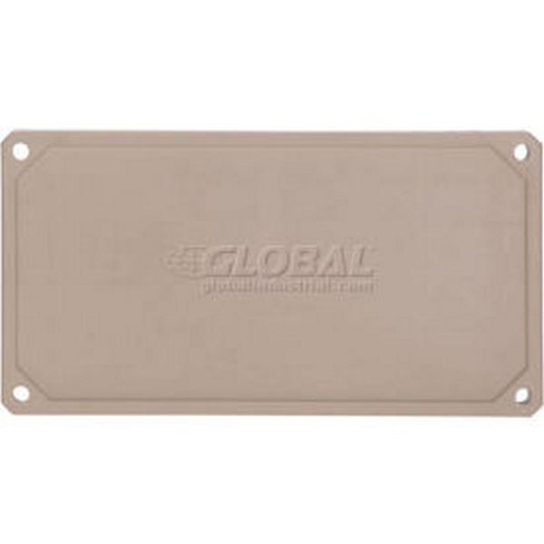 Picture of Global Industrial 188129 Nexel S2448SP Solid Plastic Shelf with Clips - 48 x 24 in.
