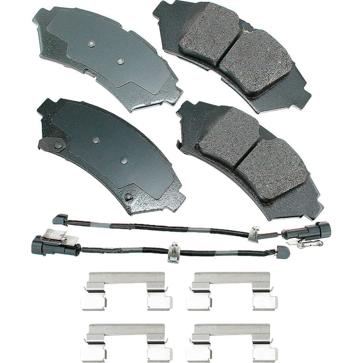 B2380579 AKACT753 ProAct Ultra Premium Ceramic Disc Brake Pad Kit for 2002-1998 Cadillac Seville