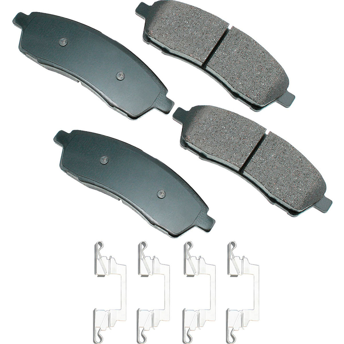 B2380615 AKACT757 ProAct Ultra Premium Ceramic Disc Brake Pad Kit for 2005-2000 Ford Excursion