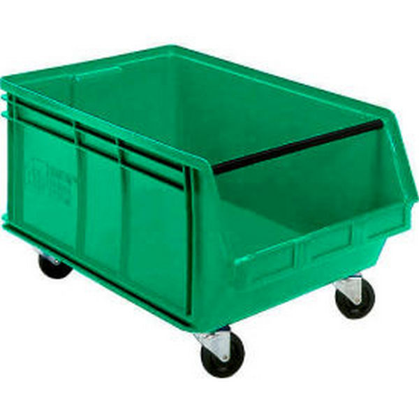Quantum Food Service QUS275MOB GN Mobile Stack & Hang Shelf Bin - 18 x 16 1/2, Green, Case of 3