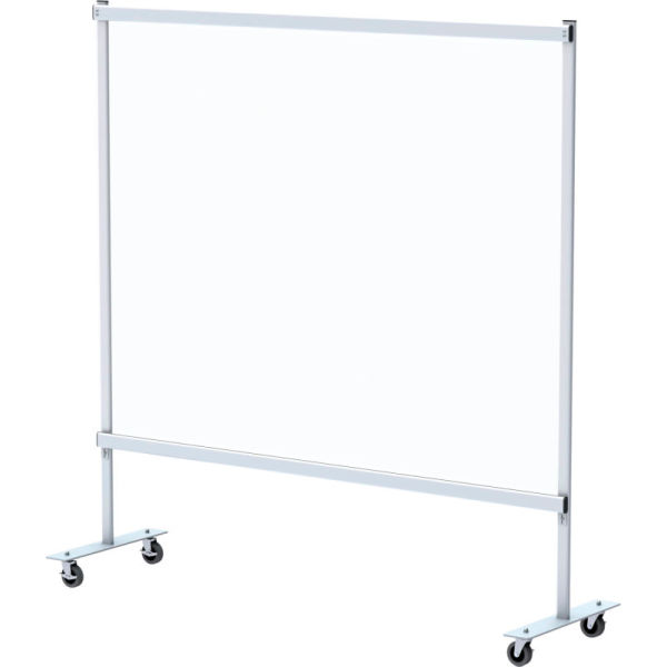 Global Industrial Mobile Clear Room Divider - 60 x 60 in.