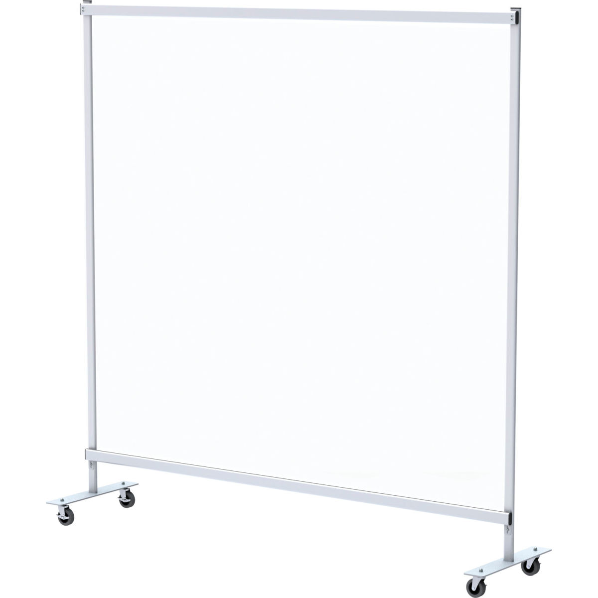 Global Industrial Mobile Clear Room Divider - 72 x 72 in.