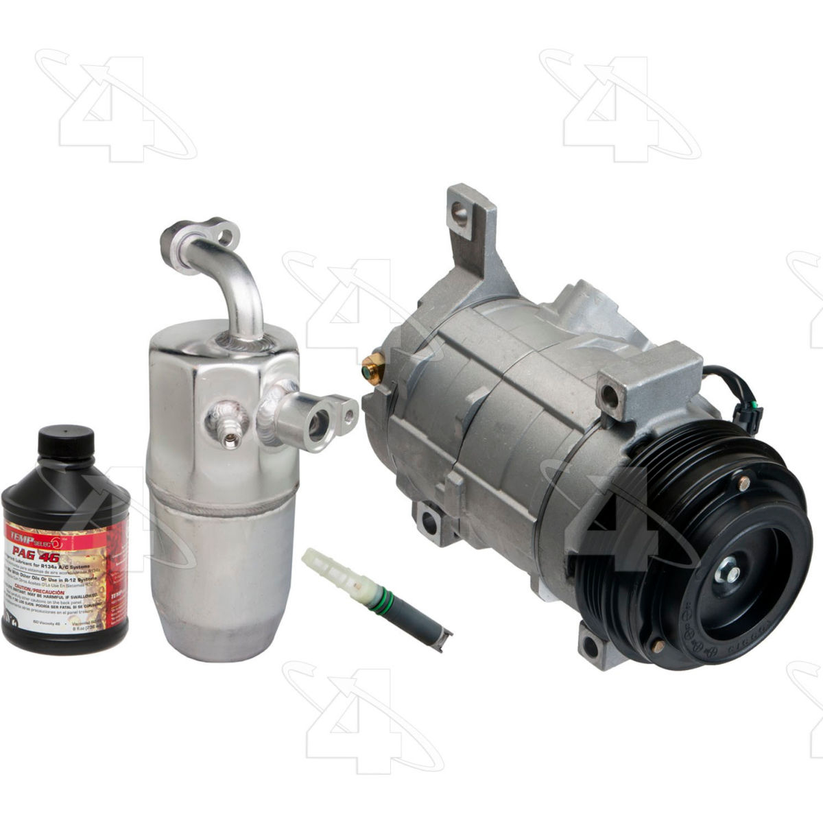 Four Seasons B2468308 6971NK Complete Air Conditioning Kit with New Compressor for 2011, 2013-2013 Cadillac Escalade EXT
