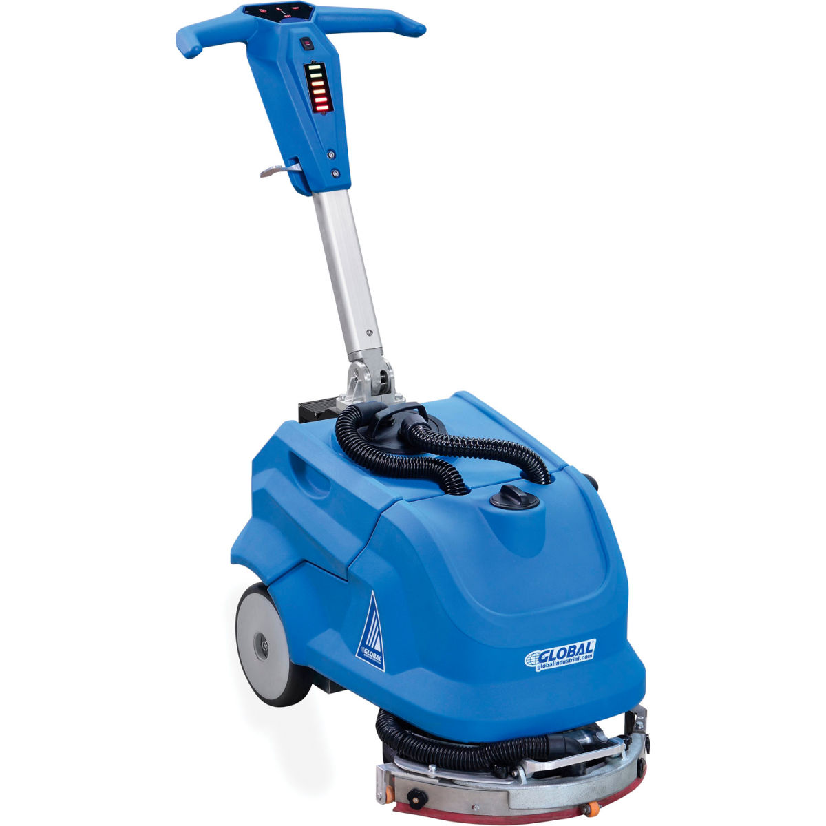13 in. Electric Walk-Behind Corded Auto Floor Scrubber with Cleaning Path