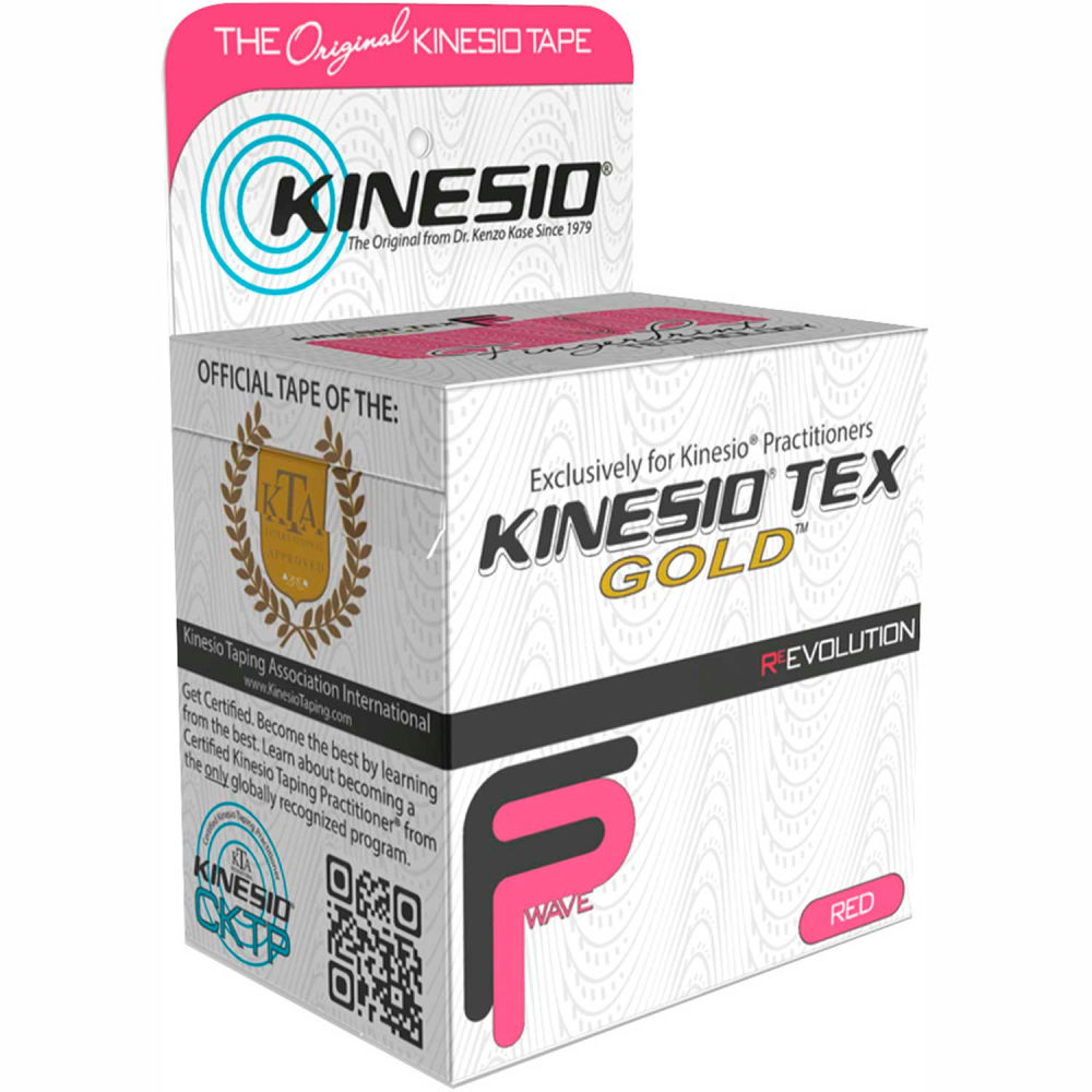 B2196780 2 in. x 5.5 yards KinesioTex Gold FP Kinesiology Tape, Red - 6 Rolls