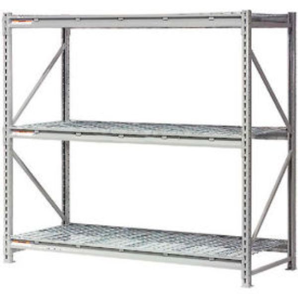 Heavy Duty Storage Rack - Gray - 96in.x72in.x48in. - Wire Deck Included