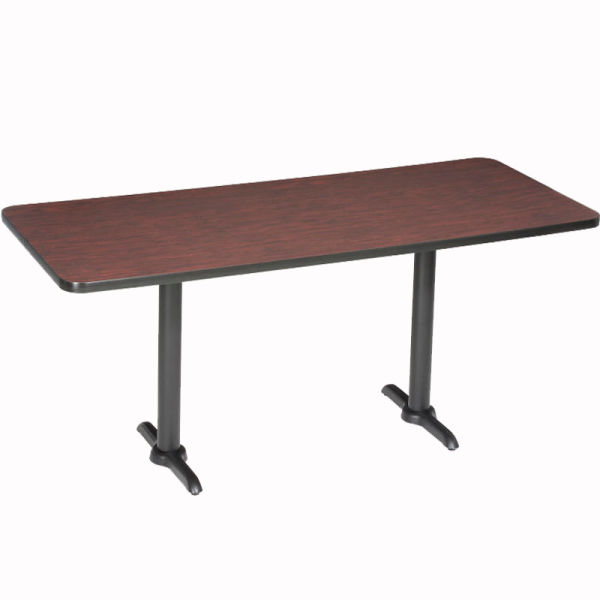 695801MH Interion Counter Height Restaurant Table, Mahogany - 72 x 30 in.