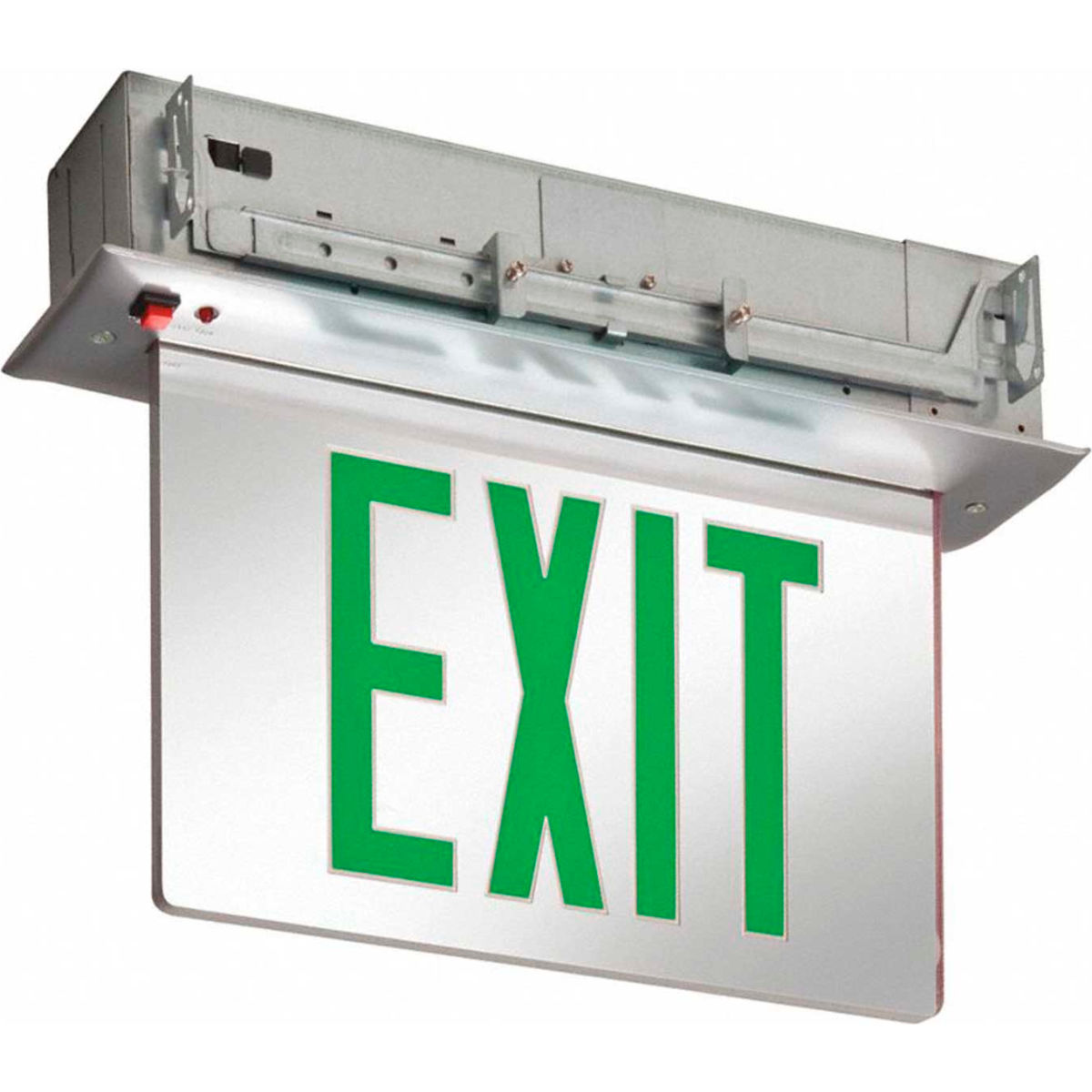 Picture of Acuity Brands B2085136 Lithonia Lighting EDGR 1 G EL M4 - LED Edge-Lit Exit Sign - Green