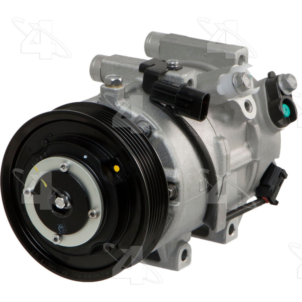 Four Seasons B2466456 198389 New Halla HCC-DVE16 Compressor with Clutch for 2013-2014 Hyundai Genesis Coupe