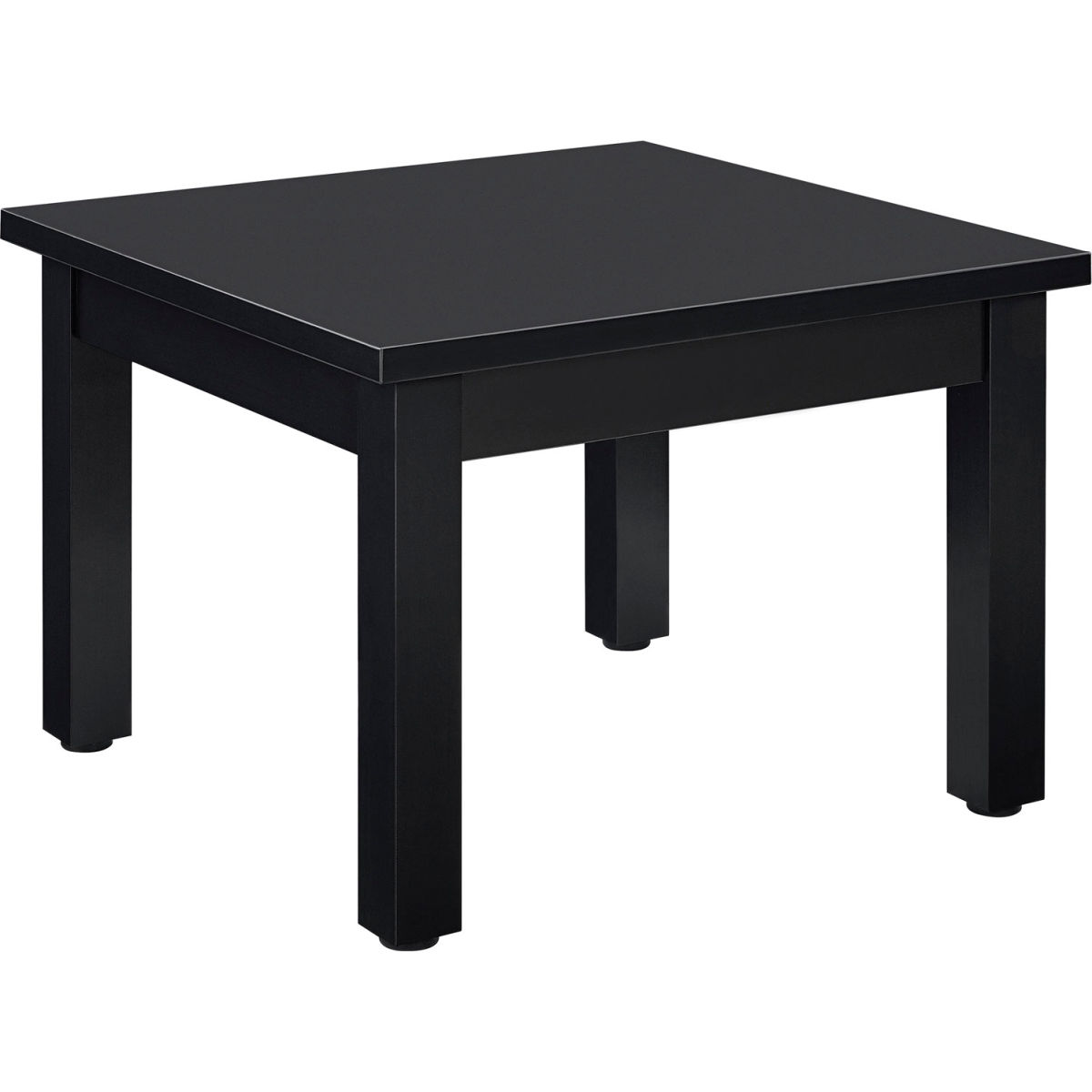 Global Industrial 695752BK 24 x 24 in. Interion Wood End Table - Black