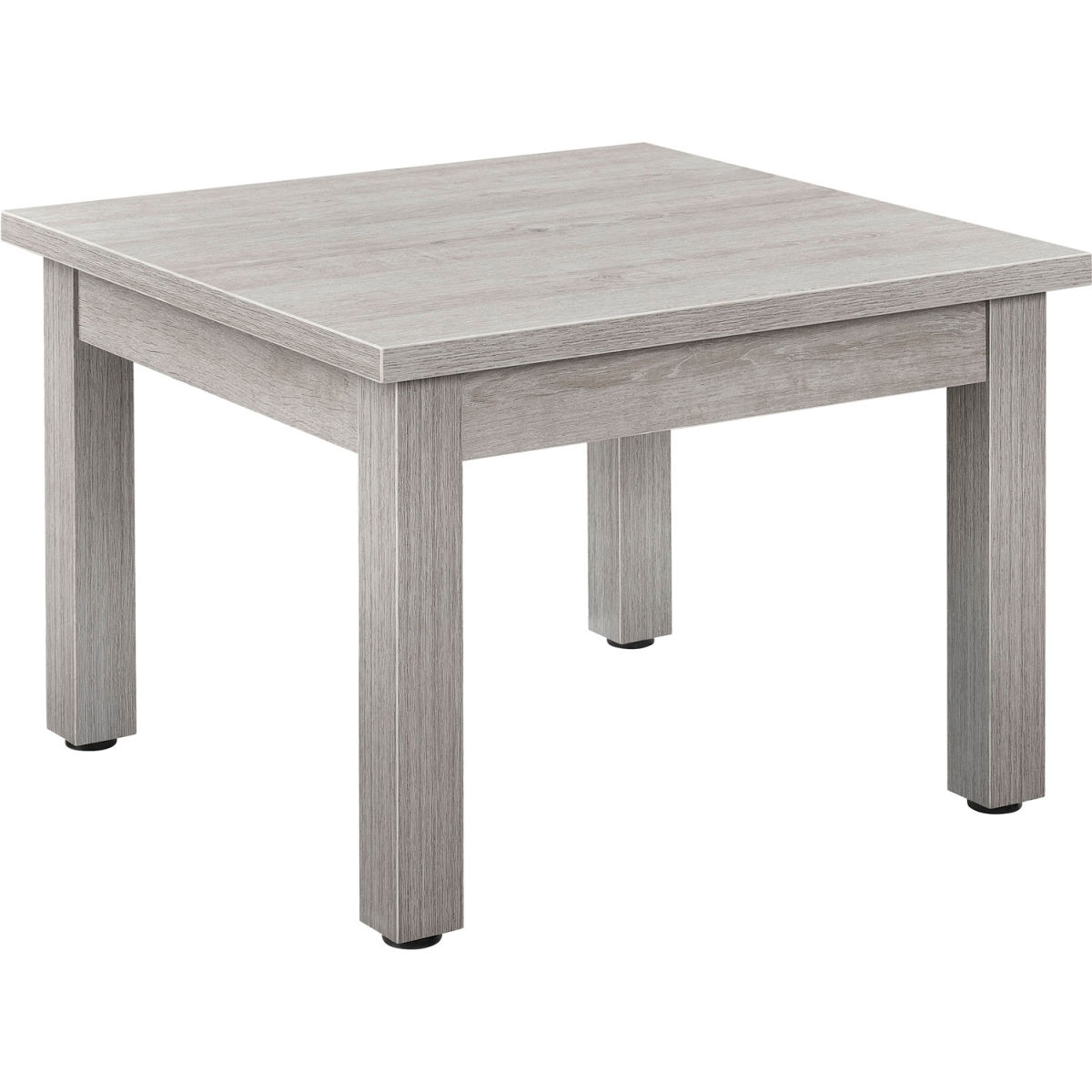 24 x 24 in. Interion Wood End Table - Gray