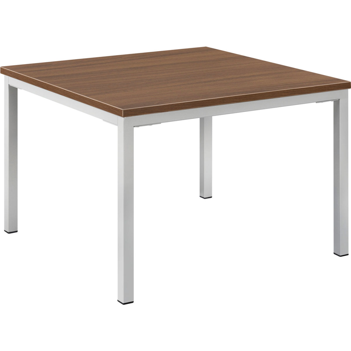 24 x 24 in. Interion Wood End Table with Steel Frame - Walnut