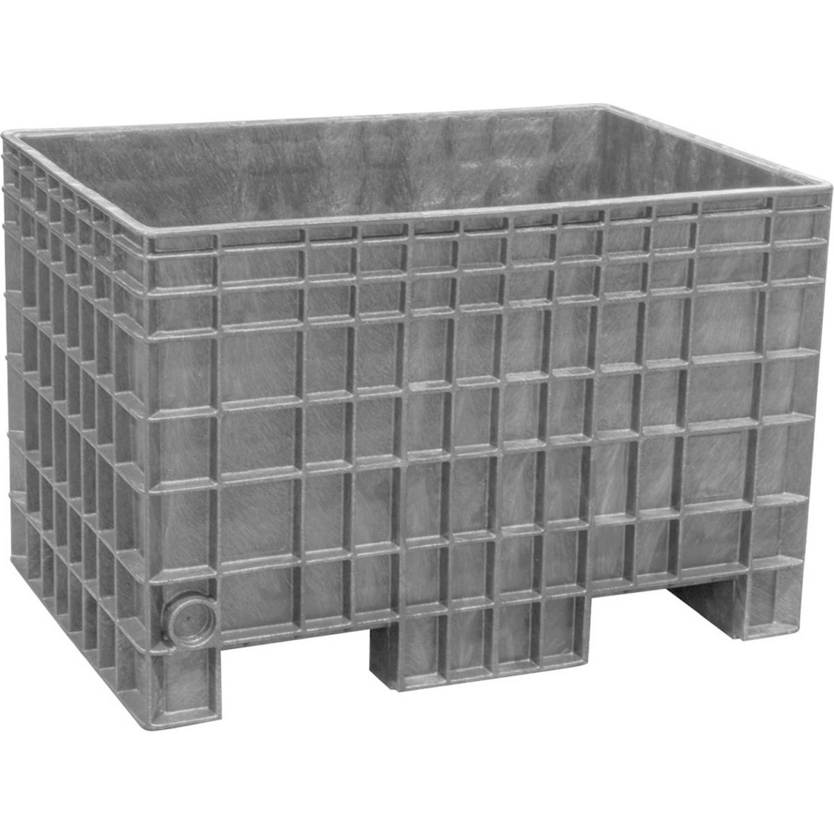 Picture of Akro-Mils 4710000 Buckhorn BF4229280051000 Agricultural Bulk Container - FDA Compliant - Light Gray - 42 x 29 x 28 in.