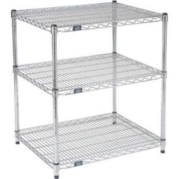 34 x 54 x 21 in. Nexel ESD Starter 2 Tier Wire Shelving