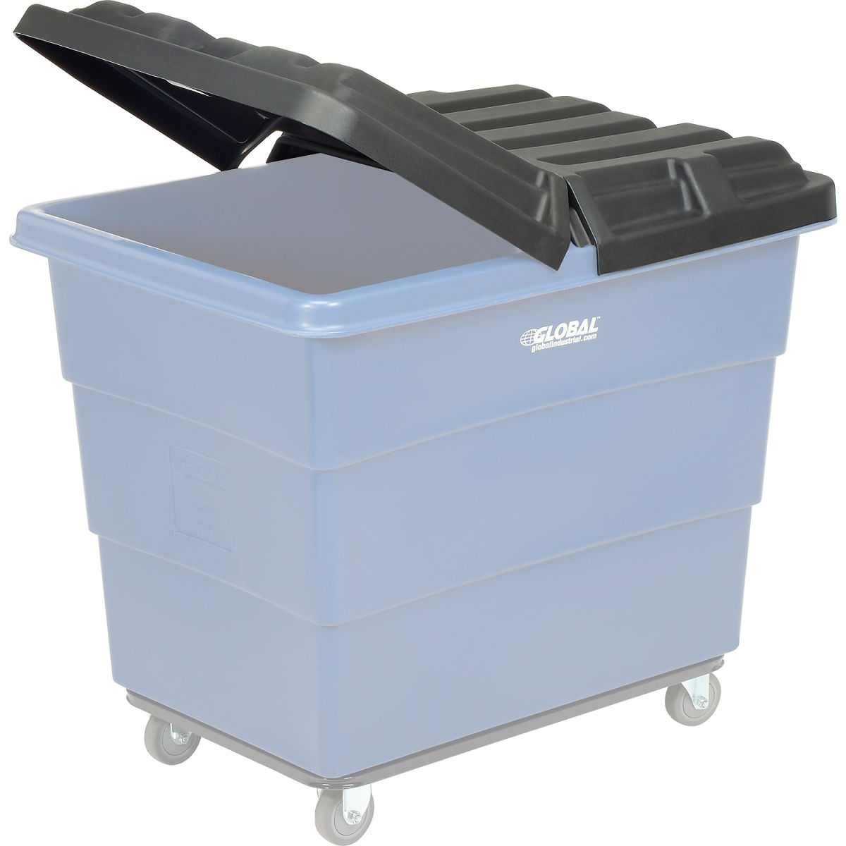 Plastic Hinged Black Lid for 16 Bushel Truck