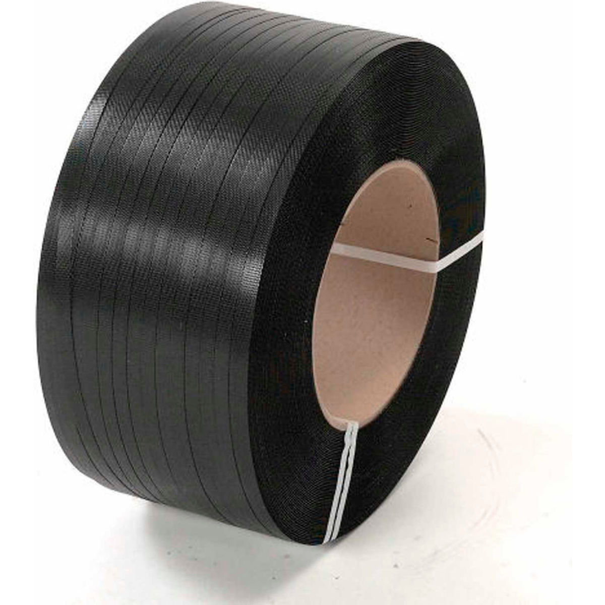 0.62 x 0.03 x 4 in. Polyester Strapping - Black - 16 x 6 in.