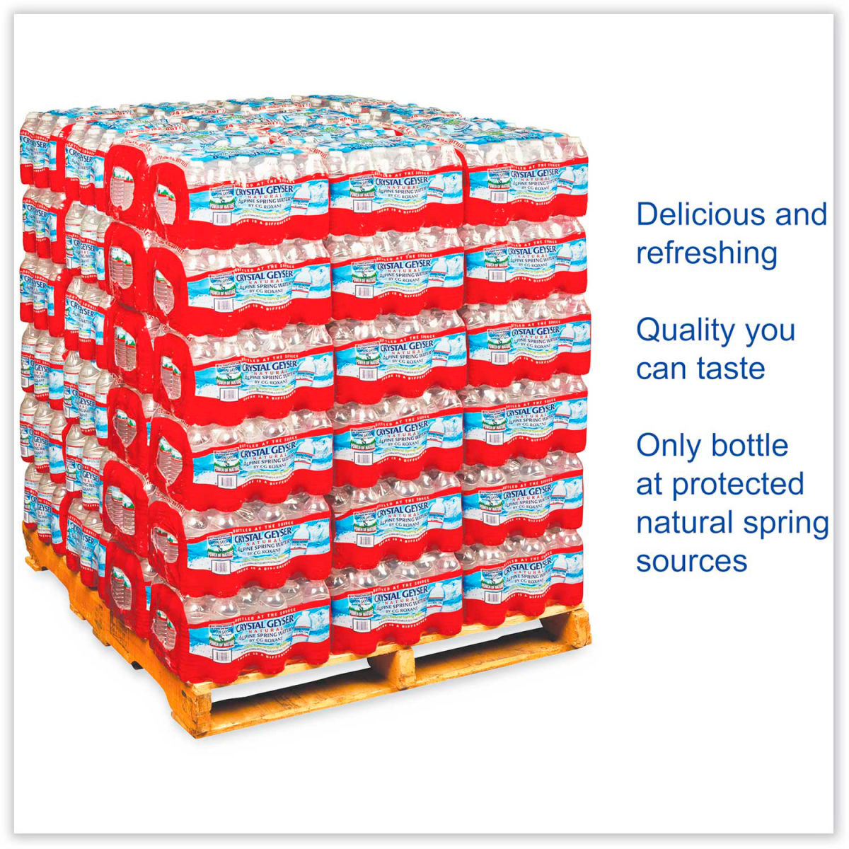 16.9 oz Alpine Spring Water - 24 per Case, 84 Cases per Pack