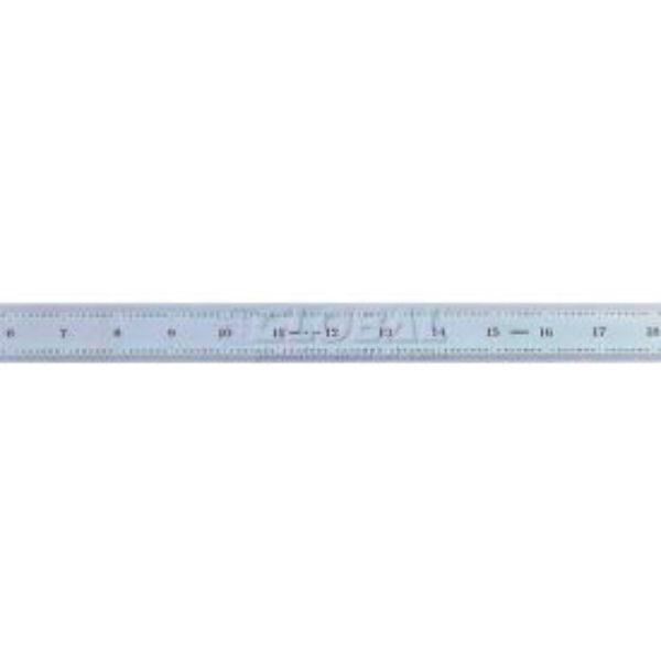 182-165 Steel Ruler - Silver