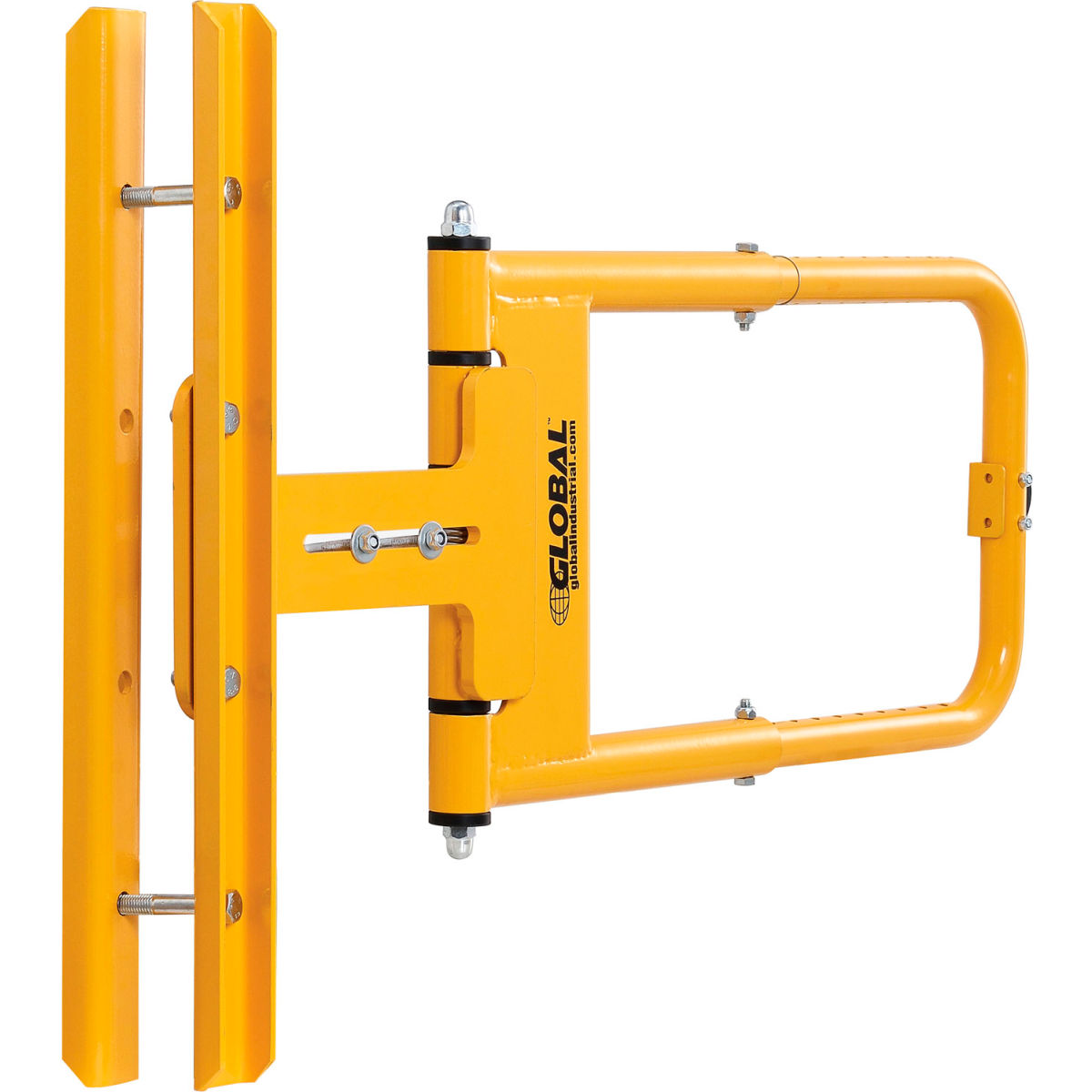 Global Industrial 708536YL 16-26 in. Adjustable Safety Swing Gate, Yellow