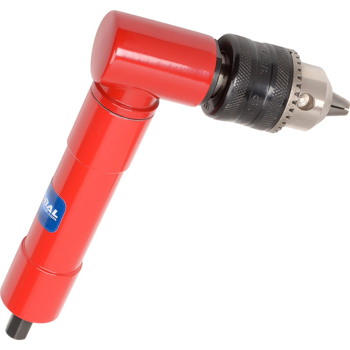 Global Industrial 90 deg Angle Head Drill Attachment with 0.06-0.37 in. Chuck