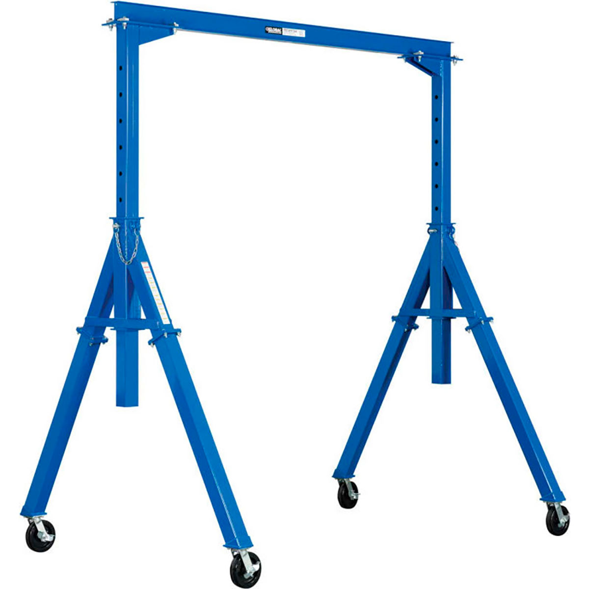 6000 lbs Adjustable Height Steel Gantry Crane - 9 ft. 10 in. x 7 ft. 6 in. -12 ft.
