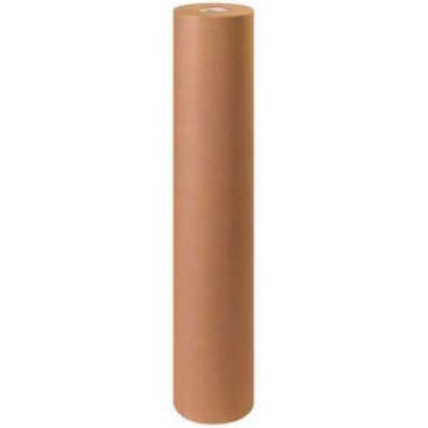 Kraft Paper Rolls, 48 in Roll Width, 900 ft Roll Length, 48 lb Roll Weight, 40 lb Basis Weight
