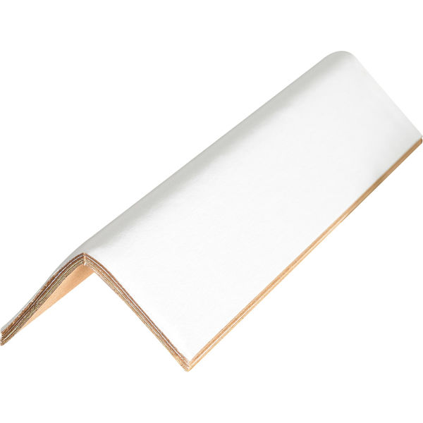 BP2418 0.160 in. Thick White Edge Protectors - 3 x 3 x 48 in. - Pack of 45