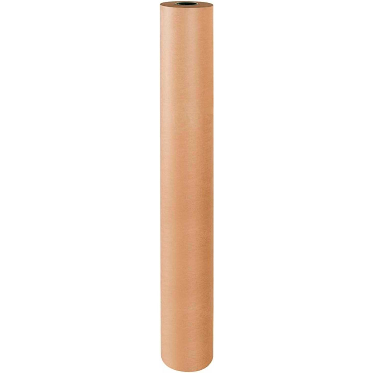 Poly Coated Kraft Paper Rolls, 60 in Roll W, 600 ft Roll L, 60 lb Roll Wt, 50 lb Basis Wt