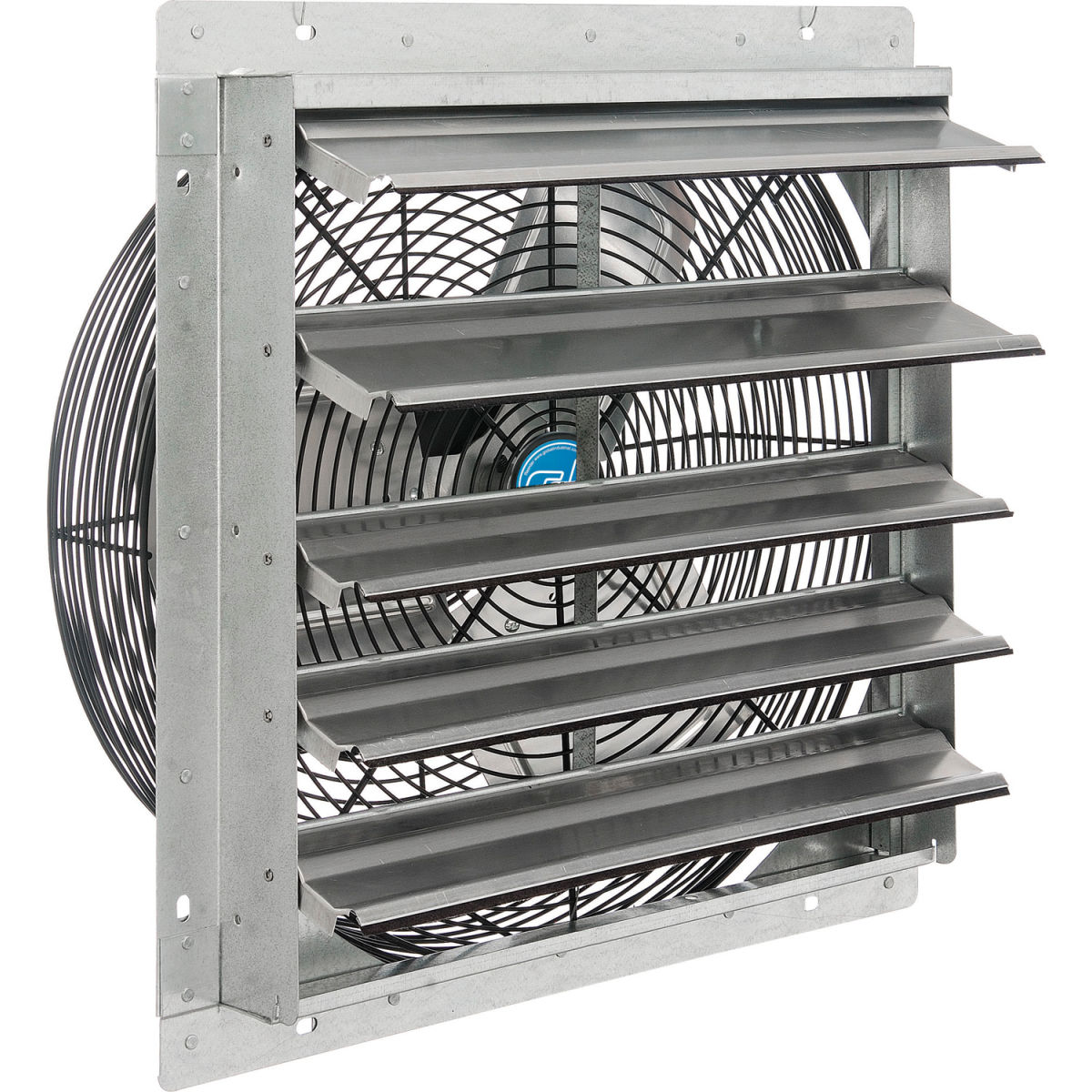 Global Industrial 3071200 18 in. 0.125 HP Exhaust Fan with Shutter & Direct Drive, Single Speed -  GLOBAL INDUSTRIES