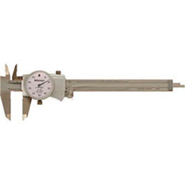 Picture of Mitutoyo America B611847 505-742 0-6 in. Extra Smooth Dial Caliper with White Dial