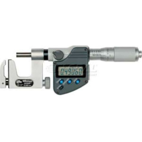 Picture of Mitutoyo America B611426 317-351-30 Uno-Mike 0-1 in. & 25.4 mm IP65 Interchangeable Anvil Digital Micrometer with Data Output