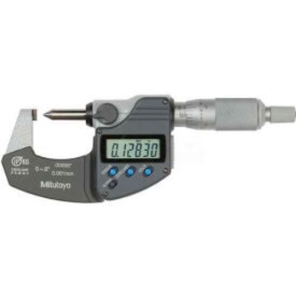 B611568 342-371-30 Digimatic 0-0.8 in. & 20 mm Crimp Height Micrometer Data Output & Ratchet Stop Thimble