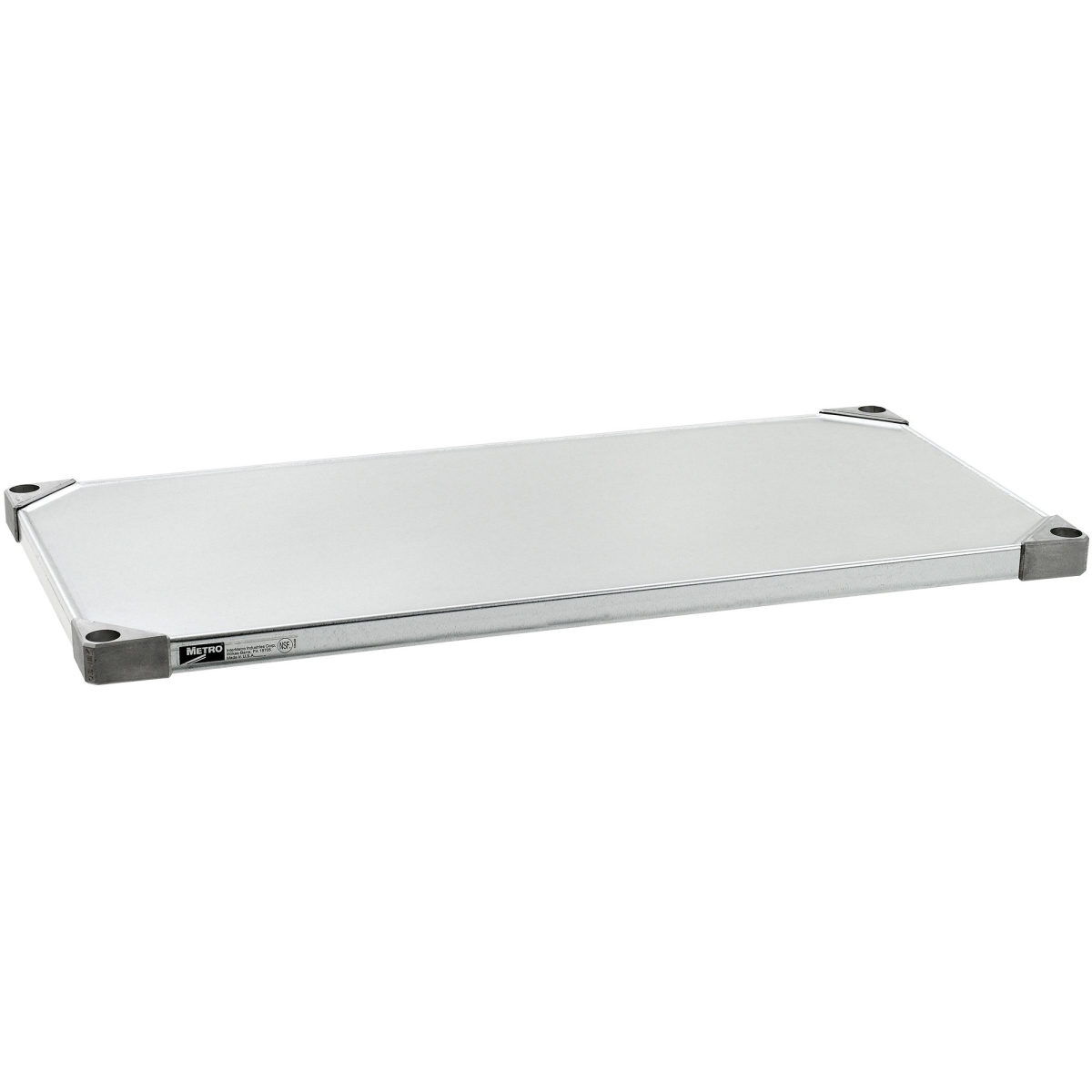 Corrosion-Resistant Shelving Components - Galvanized - 48 x 24 in.
