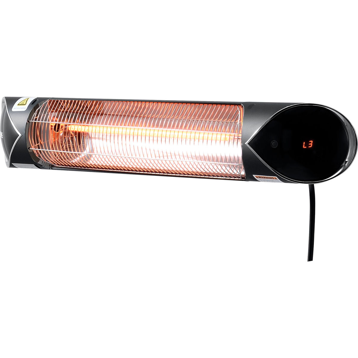 246718 1500 watts Global Industrial Infrared Patio Heater with Remote Control, Wall & Ceiling Mount -  Heyuan Xinda Quartz Electric Appliances