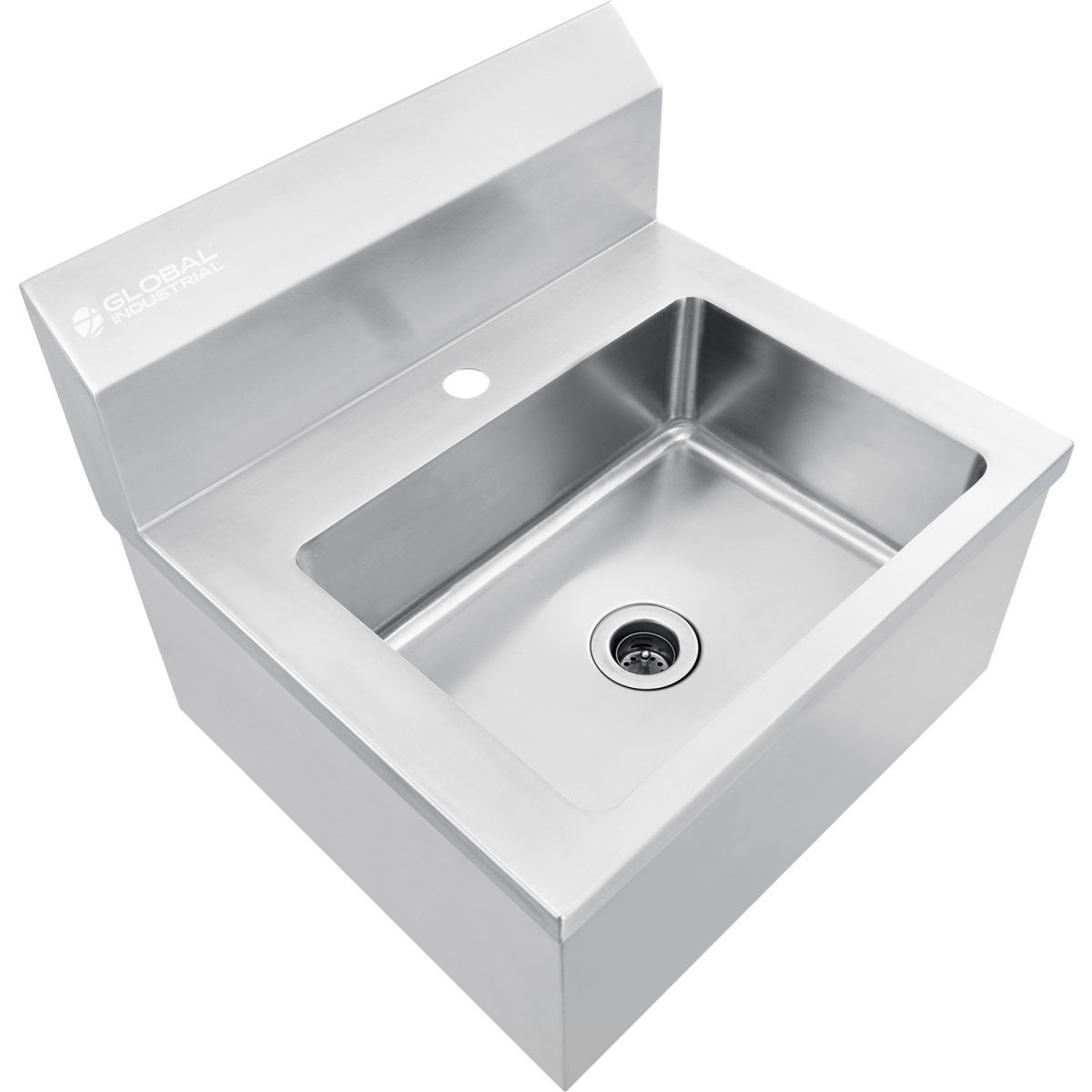 670458 Global Industrial Stainless Steel Hands Free Wall Mount Sink - 14 x 10 x 5 in -  Ningbo Yinzhou Haisland Machinery