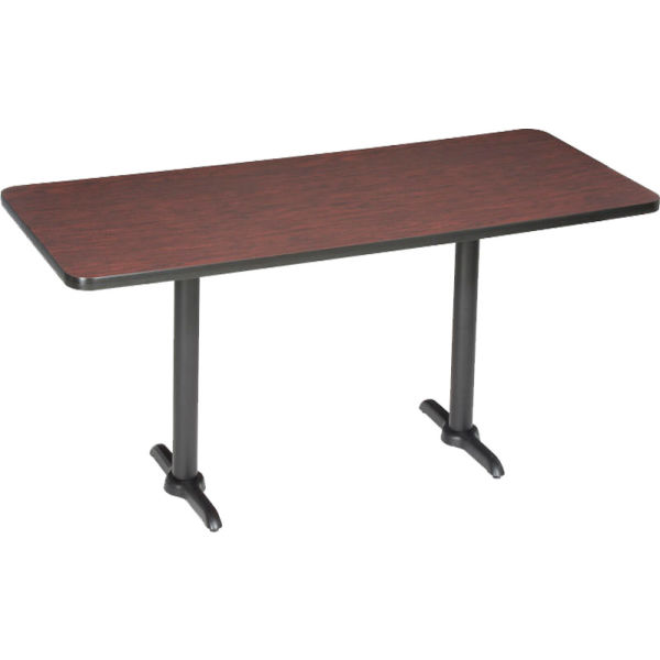 695802MH Interion Bar Height Breakroom Table, Mahogany - 72 x 30 in.