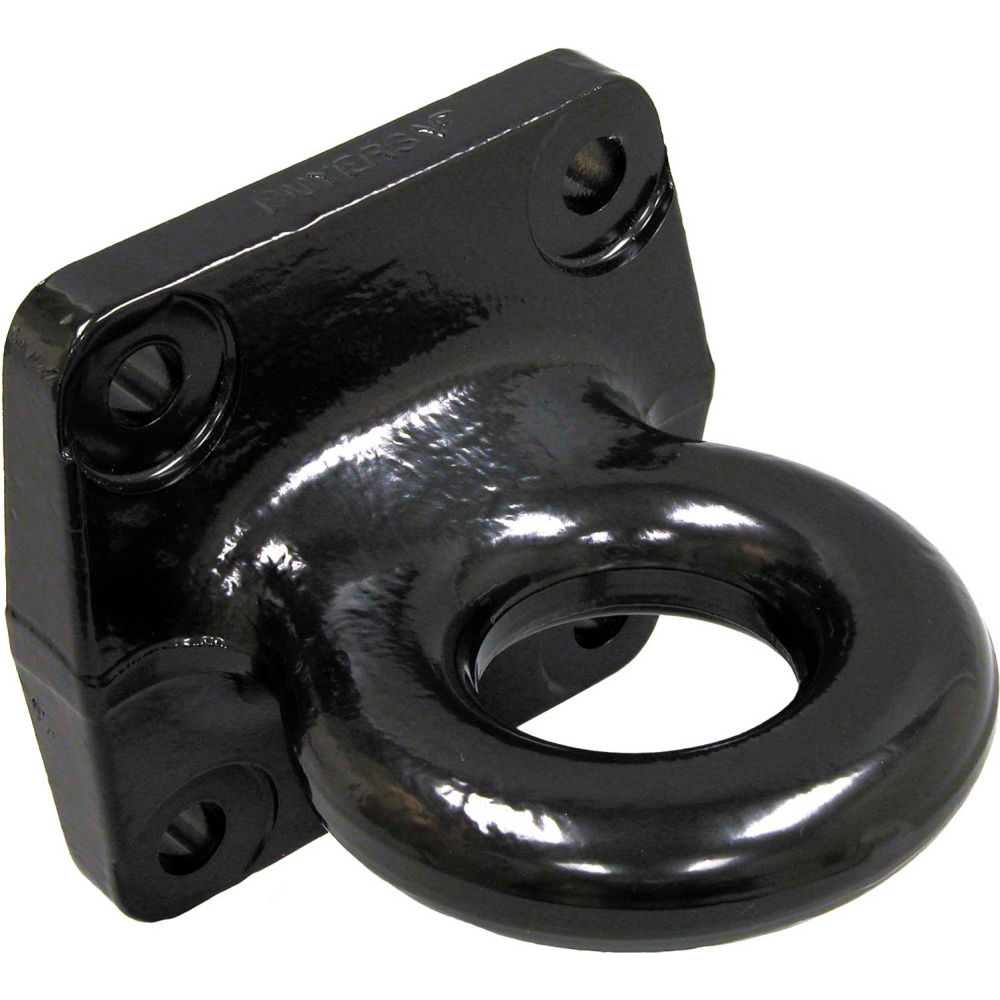 B2276414 3 in. ID Heavy-Duty Forged 4-Bolt Mount Drawbar, Black
