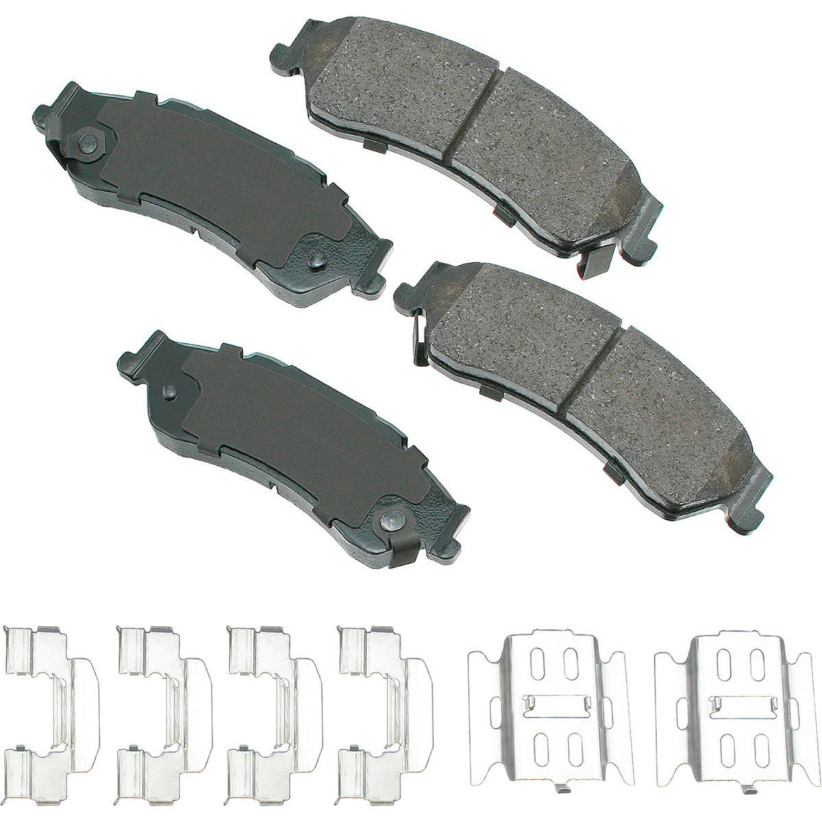 B2380344 AKACT729 ProAct Ultra Premium Ceramic Disc Brake Pad Kit for 2005-1997 Chevrolet Blazer