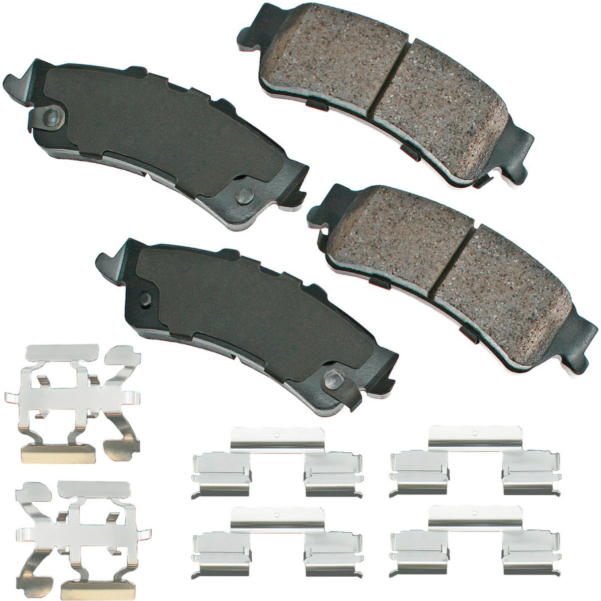 B2380678 AKACT792 ProAct Ultra Premium Ceramic Disc Brake Pad Kit for 2005-2000 Cadillac Deville