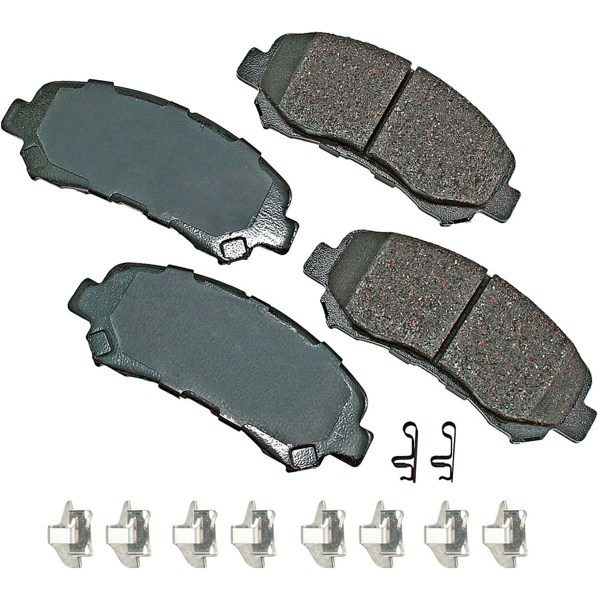 B2380418 AKACT1338B ProAct Ultra Premium Ceramic Disc Brake Pad Kit for 2013-2008 Nissan Rogue
