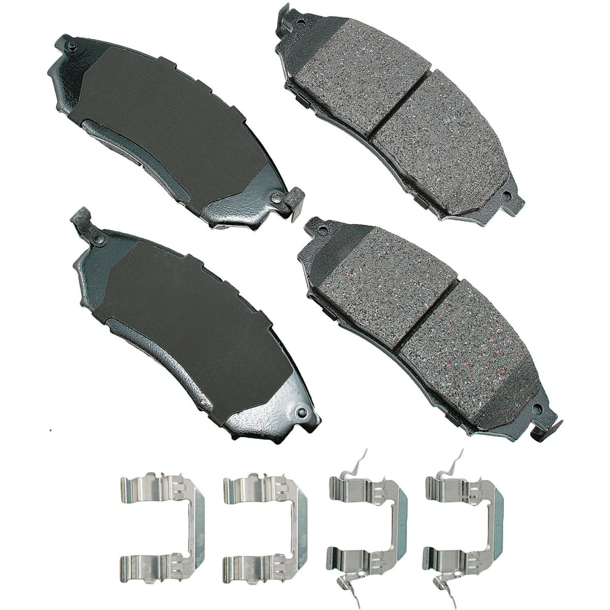 B2380538 AKACT888A ProAct Ultra Premium Ceramic Disc Brake Pad Kit for 2012-2008 Infiniti EX35