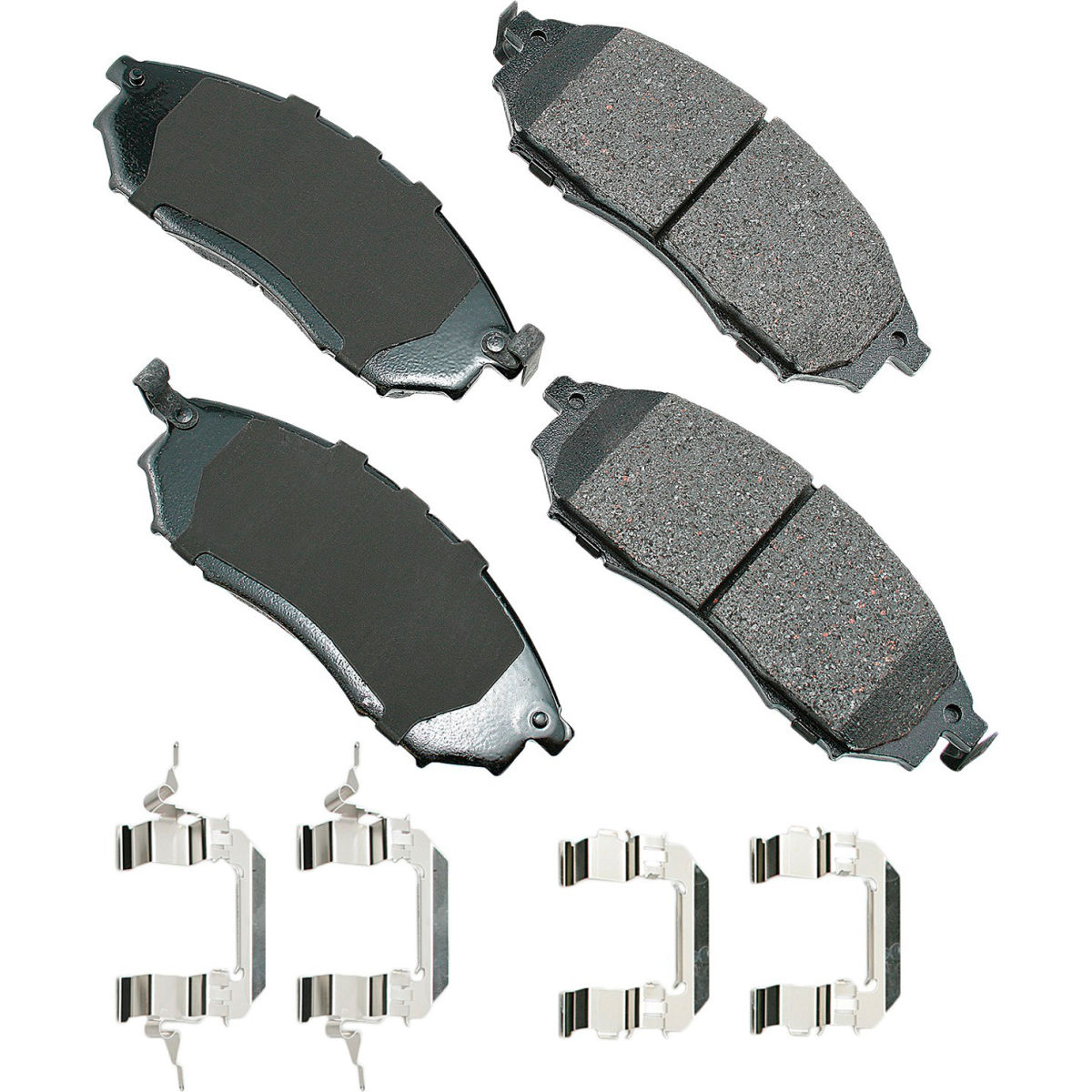 B2380712 AKACT888B ProAct Ultra Premium Ceramic Disc Brake Pad Kit for 2012-2006 Infiniti FX35