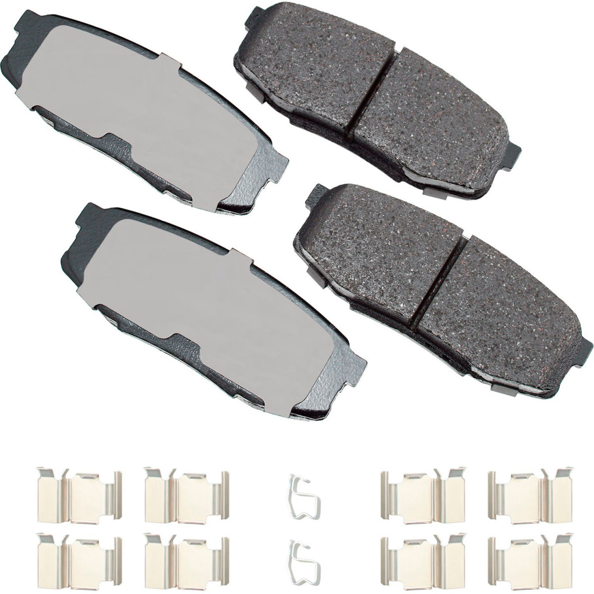 B2380423 AKACT1304A ProAct Ultra Premium Ceramic Disc Brake Pad Kit for 2011-2008 Lexus LX570