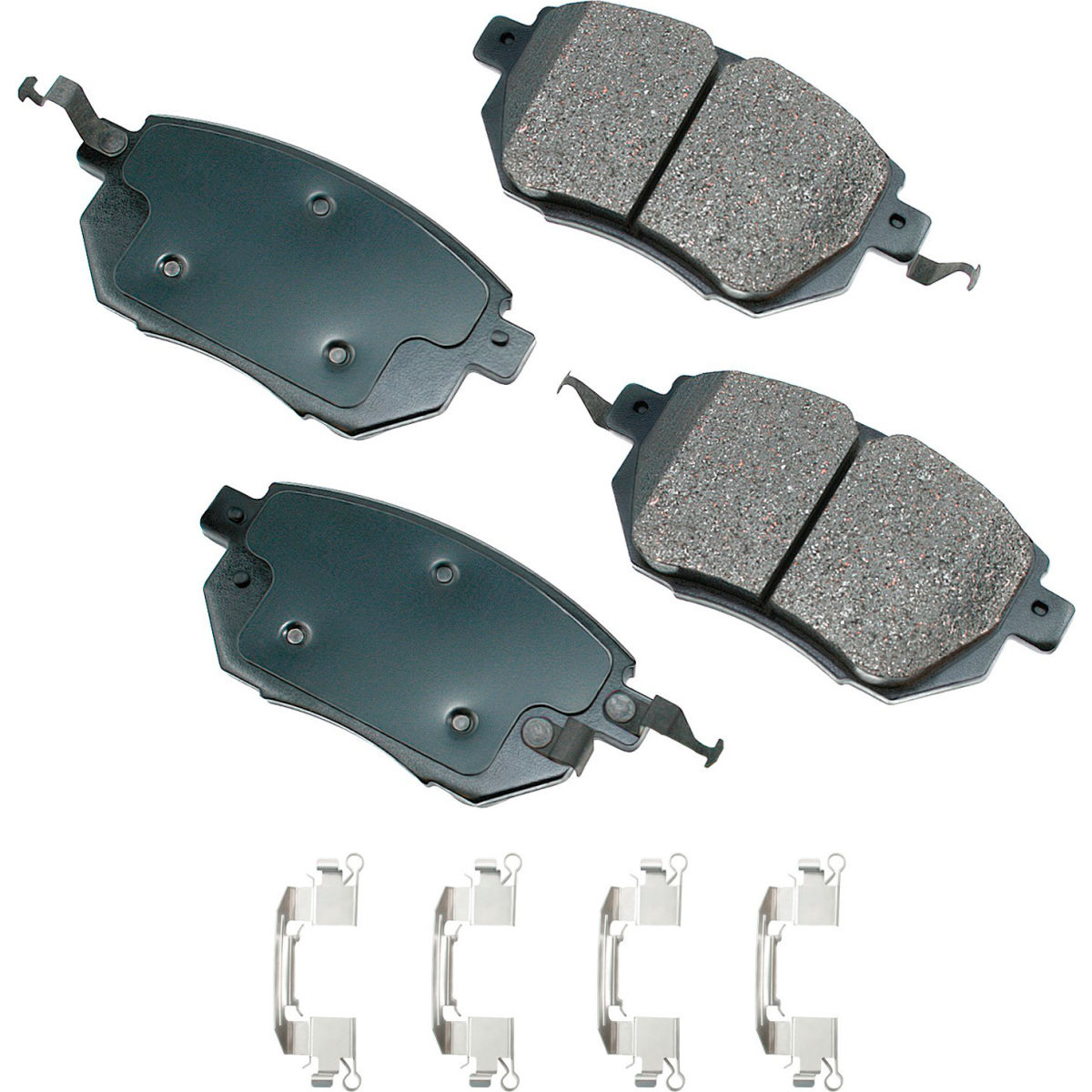 B2380512 AKACT969A ProAct Ultra Premium Ceramic Disc Brake Pad Kit for 2006-2003 Infiniti FX35