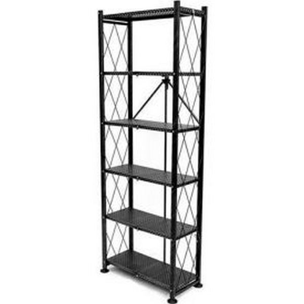 6 Tier Bookshelf - Black - 24 x 10.6 x 65 in.