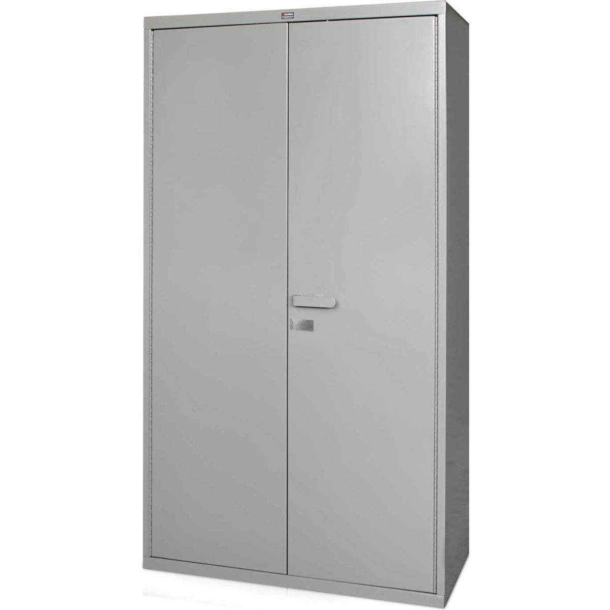 316060 14 Gauge Global Industrial All-Welded Heavy Duty Storage Cabinet, Gray - 36 x 24 x 78 in.